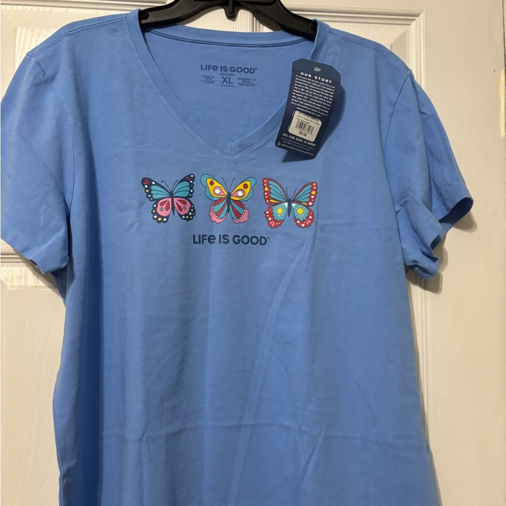 Life is good t shirt.